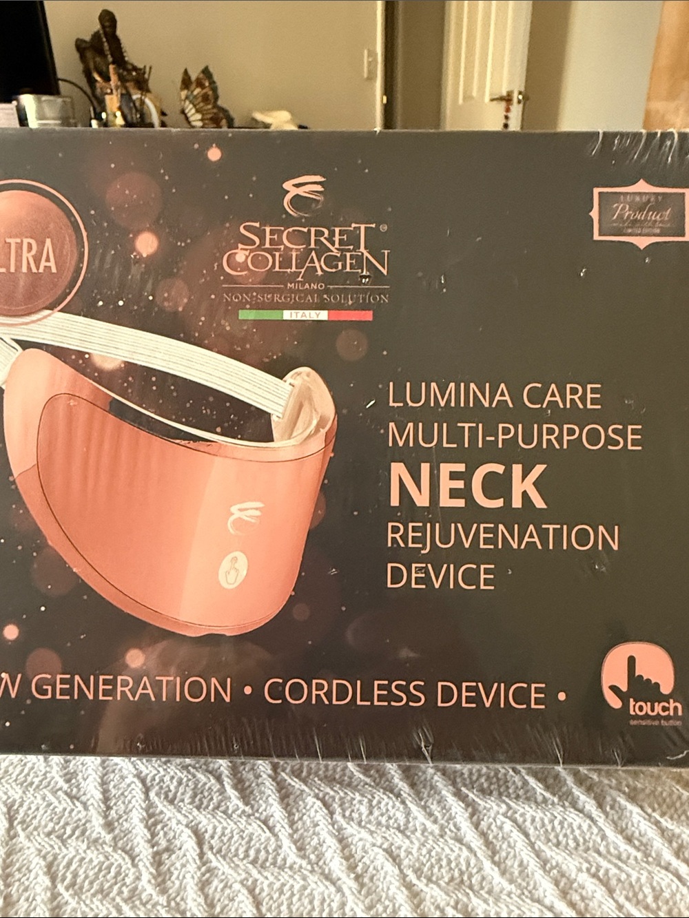 Lumina Care Multi-Purpose Neck Rejuvenation Device - Rose Pink